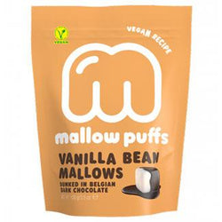 Vanilla Bean Mallow Puffs Chocolate Covered Marshmallows
