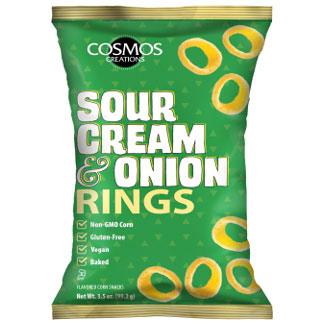 Vegan Sour Cream & Onion Rings by Cosmos Creations