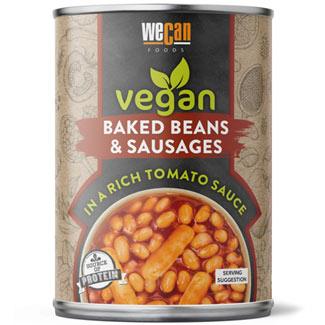 We Can Vegan Baked Beans & Sausages
