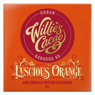 Willie's Cacao Luscious Orange Dark Chocolate Bar
