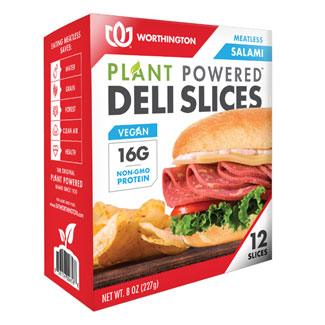 Worthington Plant-Powered Meatless Salami Deli Slices